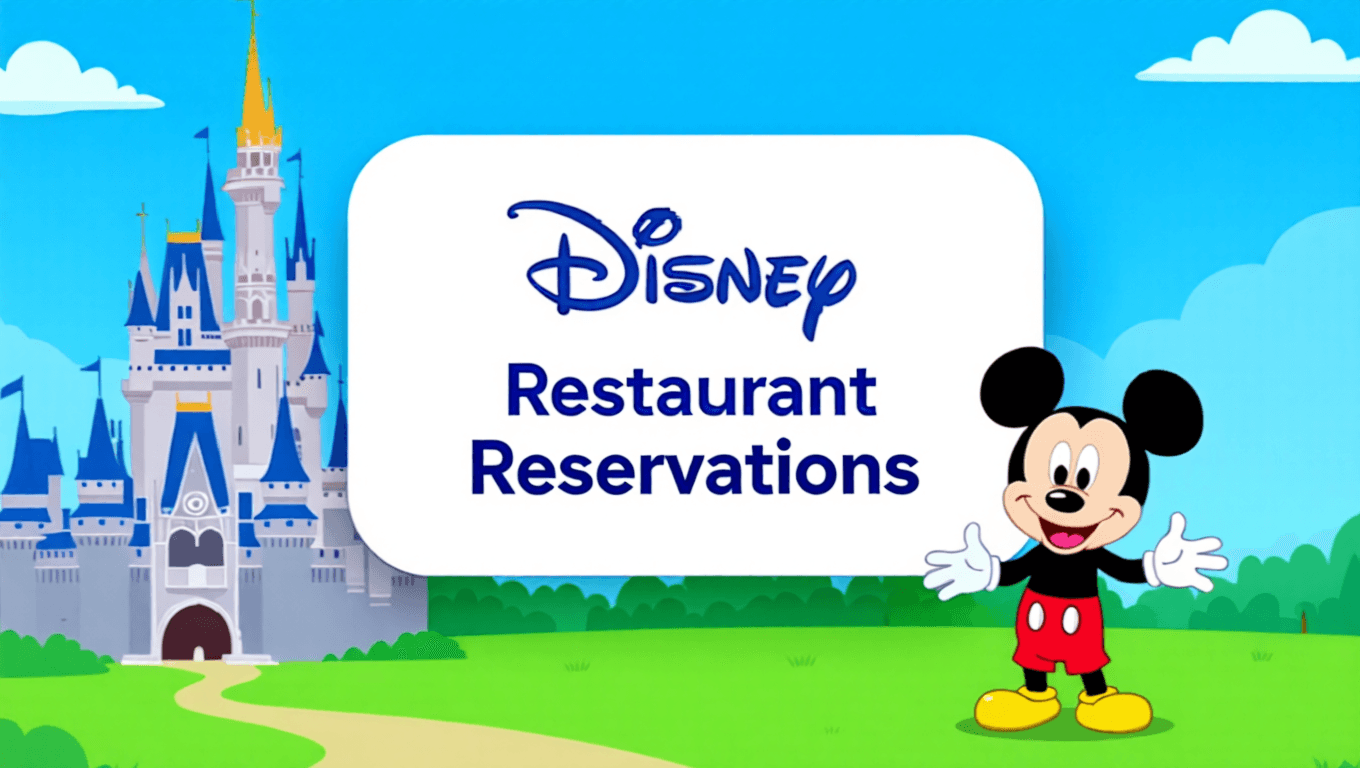 Disney Restaurant Reservations Checker logo